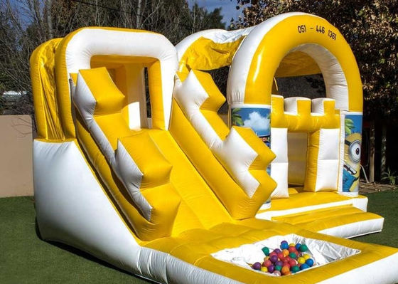 HD-Digitaldruck aufblasbarer Spielplatz mit Sprungschieberad für kommerzielle Zwecke