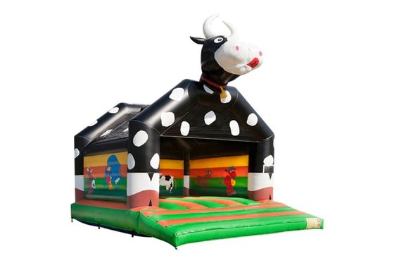 Aufblasbares Schloss kommerzielles Sprungschloss mit Rutsch- und Sprungschloss Einhorn