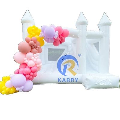 Castle Features Commercial Aufblasbare Sprungparty Hochzeitsbouncer mit Bubble Pool