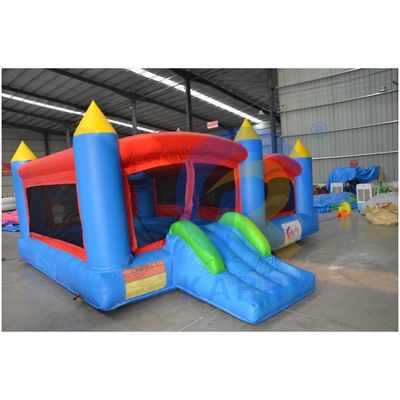 0.55mm PVC Tarpaulin Kinder aufblasbare Türsteher Sprunghaus mit Rutsche und Sprungburg