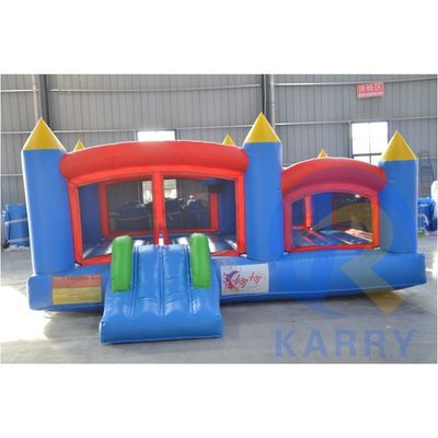0.55mm PVC Tarpaulin Kinder aufblasbare Türsteher Sprunghaus mit Rutsche und Sprungburg