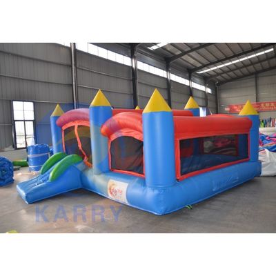0.55mm PVC Tarpaulin Kinder aufblasbare Türsteher Sprunghaus mit Rutsche und Sprungburg