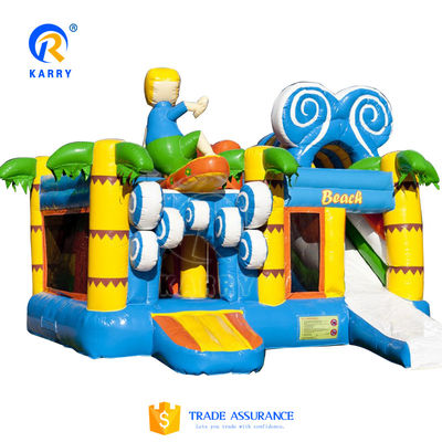 Funktionen PORTABLE Aufblasbare Sprung-Sprungschloss-Combo für Party-Spaß und Spiele