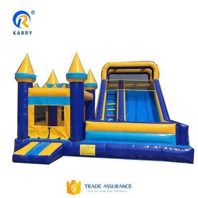 Schloss seit 14 Jahren auf Populärer Outdoor Rainbow Unicorn Sprungschloss mit Slide Combo