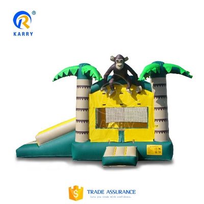 Schloss seit 14 Jahren auf Populärer Outdoor Rainbow Unicorn Sprungschloss mit Slide Combo