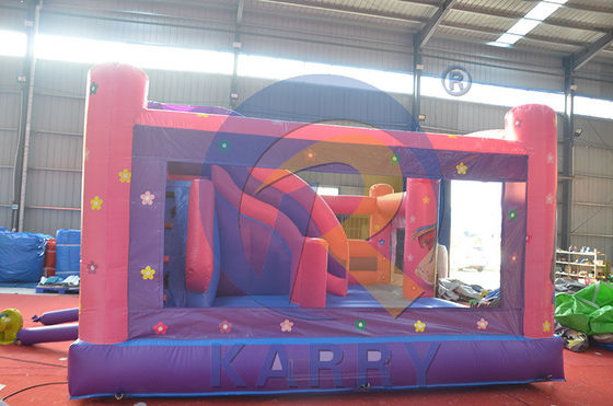 Prinzessin rosa aufblasbare Sprunghäuser Slide Combo für Party Miete Expressversand