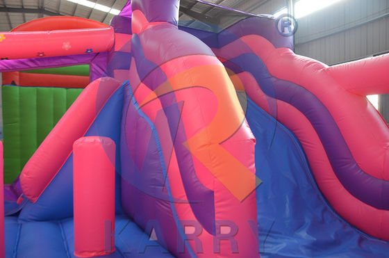 Prinzessin rosa aufblasbare Sprunghäuser Slide Combo für Party Miete Expressversand