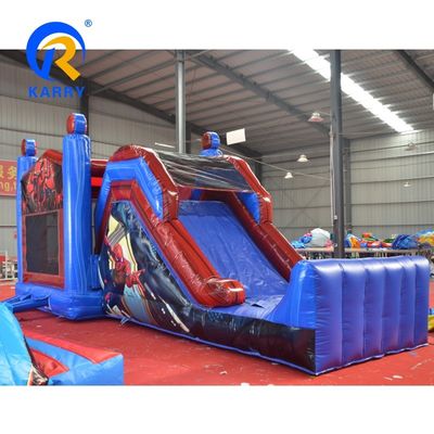 Unisex Spiderman Wasser aufblasbarer Schieberegler mit nasser/trockener Option