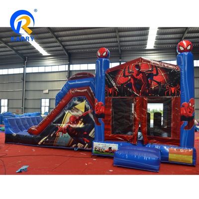 Features PORTABLE Spider-Man aufblasbares Sprunghaus mit Rutsche und Sprungburg