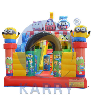 PORTABLE Fun City Park aufblasbare Türsteher mit Rutsche für Kinderunterhaltung
