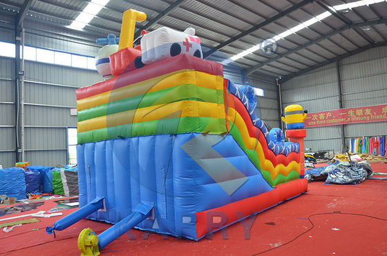 PORTABLE Fun City Park aufblasbare Türsteher mit Rutsche für Kinderunterhaltung