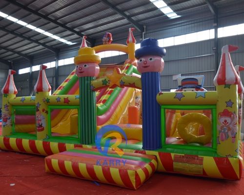 Neugestaltete Outdoor-Kommerzielle Mini-Purple Little Monster Bouncy Castle Slide Combo