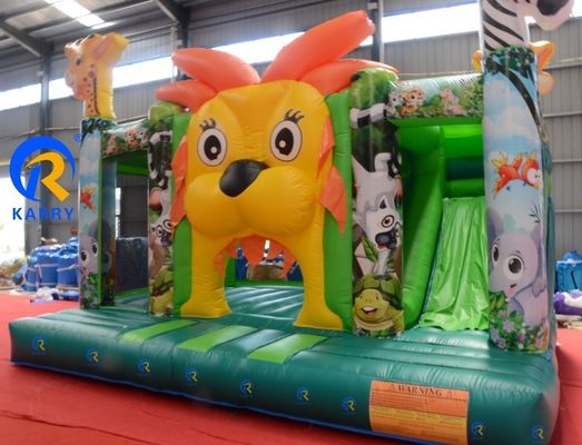 Kindervergnügungspark Trampolin mit innerer Rutsche