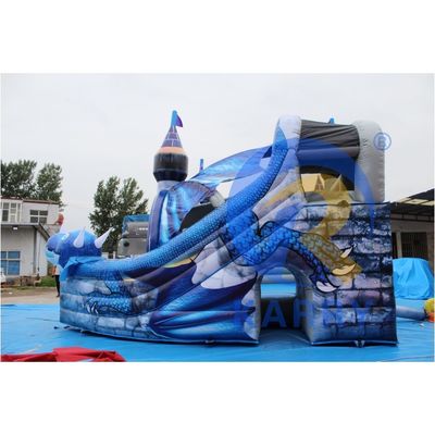 Zubehör-Reparatur-Kits enthalten in Trend 3D Blauer Drache Aufblasbares Schloss mit Rutsche