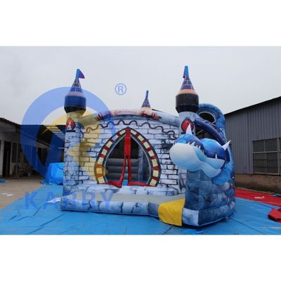 Zubehör-Reparatur-Kits enthalten in Trend 3D Blauer Drache Aufblasbares Schloss mit Rutsche