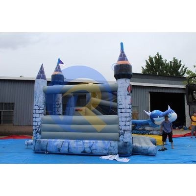 Zubehör-Reparatur-Kits enthalten in Trend 3D Blauer Drache Aufblasbares Schloss mit Rutsche