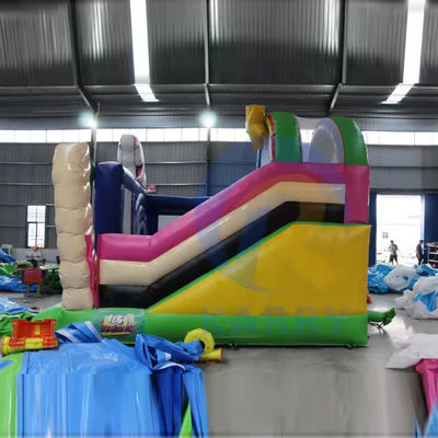 Unisex PVC aufblasbare Sprungkombination mit Rutsche und Einhorn Schloss aufblasbare Sprung