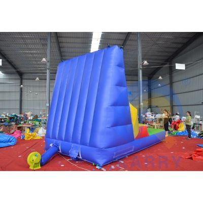 Kommerzielle Erwachsene PVC Aufblasbare klebrige Kletterwand für interaktive Sportspiele