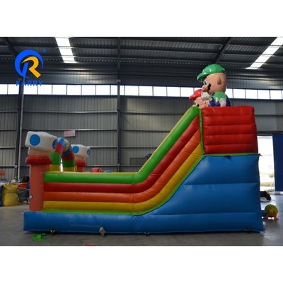 Low Rate Commercial Rental 2023 Design Mario Cartoon Sprungschloss aufblasbarer Türsteher