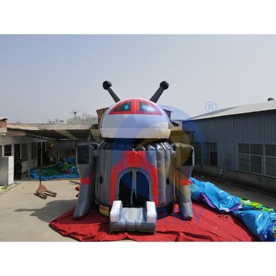PORTABLE beliebte Zeichentrickfilm aufblasbare Roboter Türsteher Haus für Kinder OEM akzeptiert
