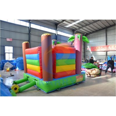 Zeichentrickfilm Kleiner Affe Mini aufblasbare Schlossslide Kombination für Indoor-Spiel