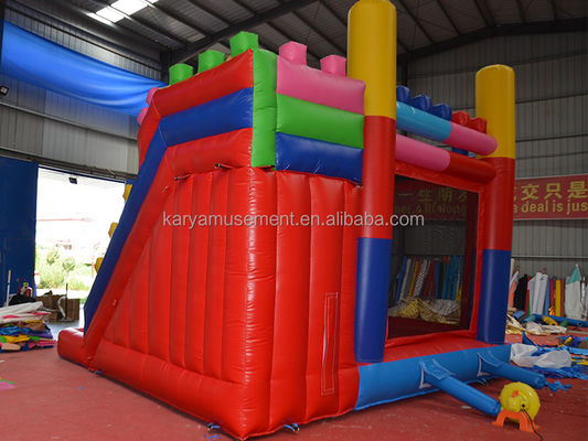 Unisex Hinterhof Party aufblasbare Springburg Kombination Wasserrutsche mit Pool und Rutsche