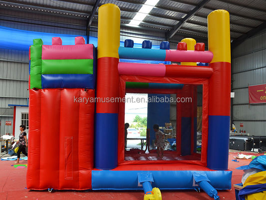Unisex Hinterhof Party aufblasbare Springburg Kombination Wasserrutsche mit Pool und Rutsche