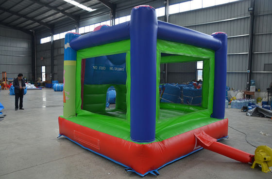 Unisex Hot Pink Cartoon Pig Bouncy Castle mit Rutsche und maßgeschneiderten See PVC Abenteuer