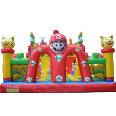 PORTABLE kommerzielle aufblasbare Aussteiger Luftsprung Schloss Design Mario Spielplatz Park