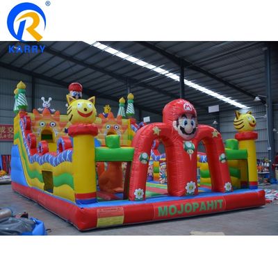 PORTABLE kommerzielle aufblasbare Aussteiger Luftsprung Schloss Design Mario Spielplatz Park