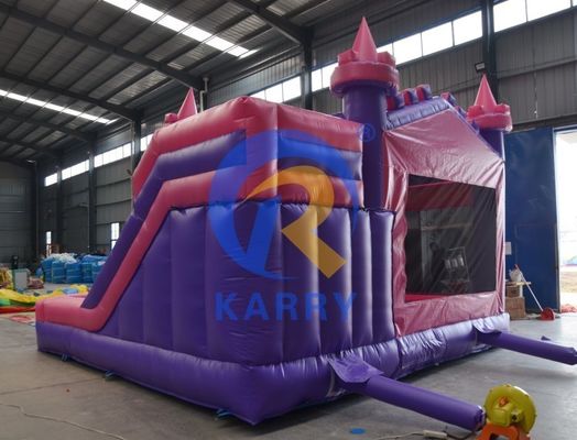 14 Jahre hoch PVC Geburtstagsfeier aufblasbare Sprungburg mit 5*5m-Rutsche und Zubehör