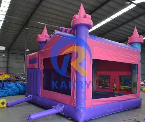 14 Jahre hoch PVC Geburtstagsfeier aufblasbare Sprungburg mit 5*5m-Rutsche und Zubehör