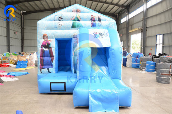 CE-Standard aufblasbarer Aussteiger-Slide-Combo für Party Frozen Thema Jumping Castle