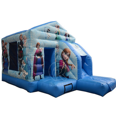 Commercial aufblasbares Sprunghaus Combo Slide Portable Frozen Castle für Spaß Partys