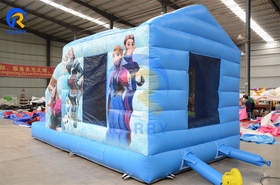 Commercial aufblasbares Sprunghaus Combo Slide Portable Frozen Castle für Spaß Partys