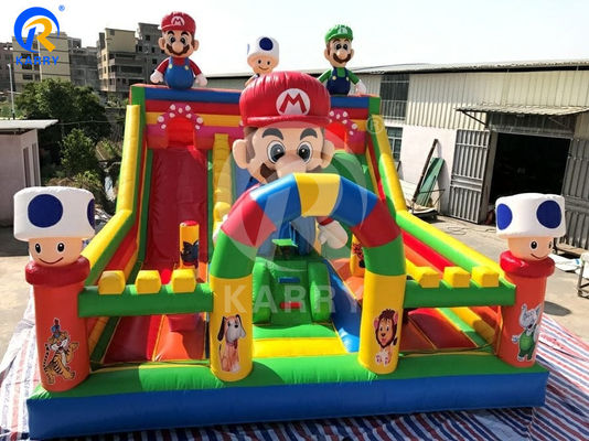 Full-Size Commercial Vermietung aufblasbare Combo Bouncer mit Wasserrutsche und Reparatur-Kits
