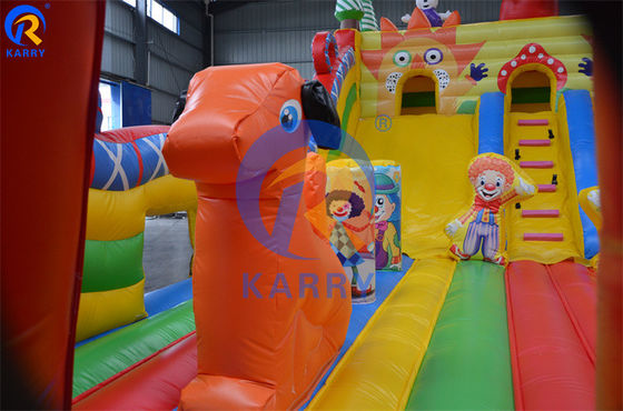 angepasste Farbe Outdoor aufblasbare Mario-Themen-Schieberegler Combo