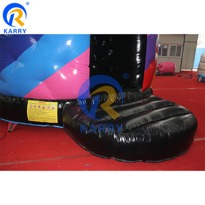 Commercial Kid Trampolin Disco Dome Sprungburg Aufblasbarer Schloss mit leichter Musik