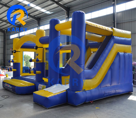 PORTABLE Outdoor Commercial Bouncy Aufblasbare Schieberhütte mit Kundenlogo