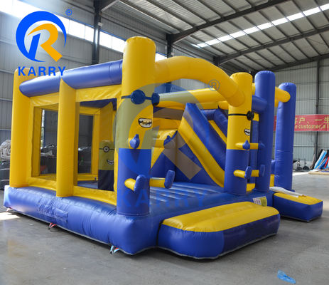 PORTABLE Outdoor Commercial Bouncy Aufblasbare Schieberhütte mit Kundenlogo