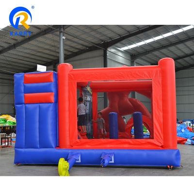Unisex aufblasbare PVC kommerzielle Spiderman Sprunghaus mit Schieberohrer enthalten