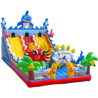 Anpassen Sie Sea World Fun City Aufblasplatz für Kinder Große Sprungburg
