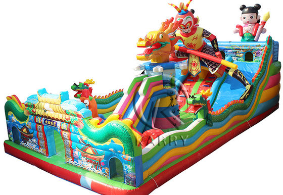 angepasster Farb Moonwalk Bouncer Blow Up Bounce für Kinder im Vergnügungspark