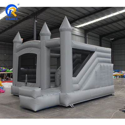 Aufblasbare Türsteher, tragbare weiße Springburg für Outdoor-Partys