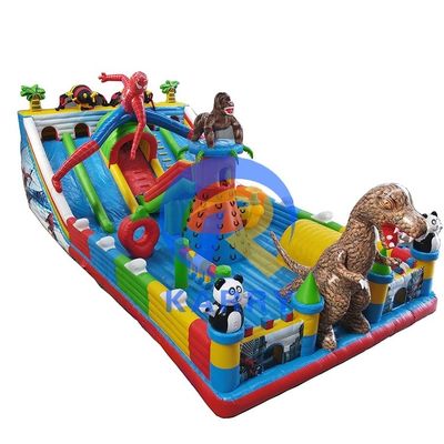 Commercial PVC Aufblasbare Amusement Spielplatz Sprunghähne Luftsprung für Unisex