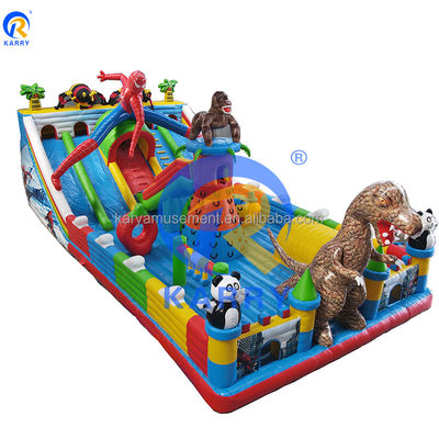 Commercial PVC Aufblasbare Amusement Spielplatz Sprunghähne Luftsprung für Unisex
