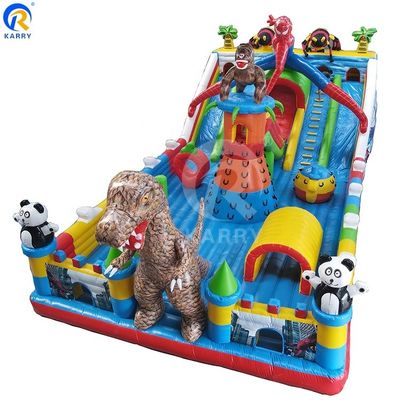 Commercial PVC Aufblasbare Amusement Spielplatz Sprunghähne Luftsprung für Unisex