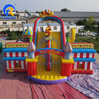 Großer aufblasbarer Springer Sprung Schloss Rutsche für Unisex Joy City Wasserwelt