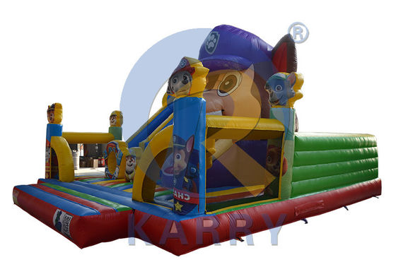 Party Bounce House Combo aufblasbare Aussteigerrutsche mit Springburgschleife und Reparaturkits