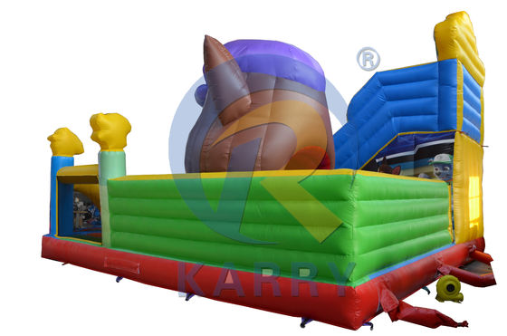 Party Bounce House Combo aufblasbare Aussteigerrutsche mit Springburgschleife und Reparaturkits